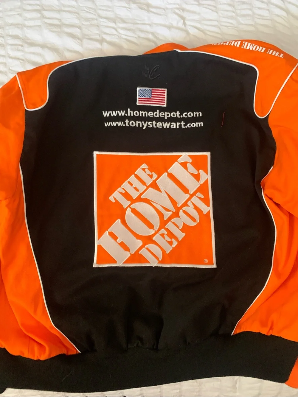 Home Depot racing jacket